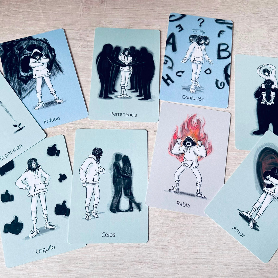 Trabajar la educación emocional con cartas ilustradas