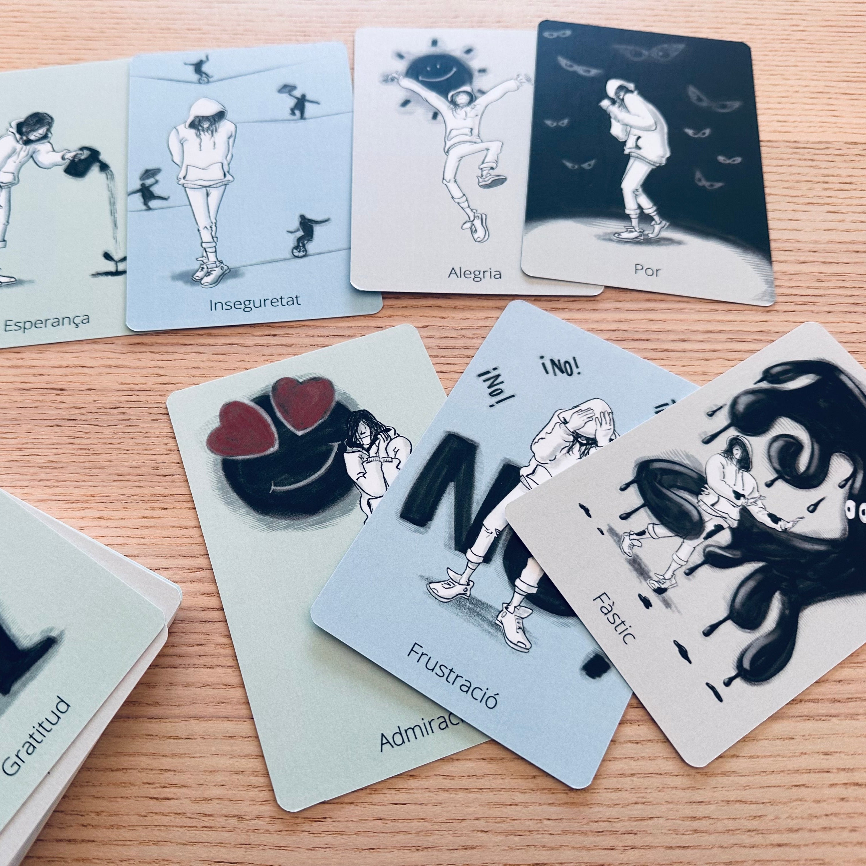 Cartes per a l'Expressió Emocional – Baralla de 33 cartes per a psicologia i educació emocional