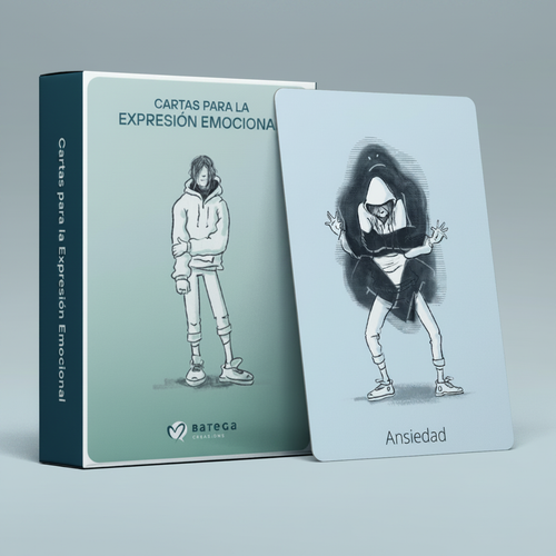 Cartas para la Expresión Emocional - mockup cuadrado